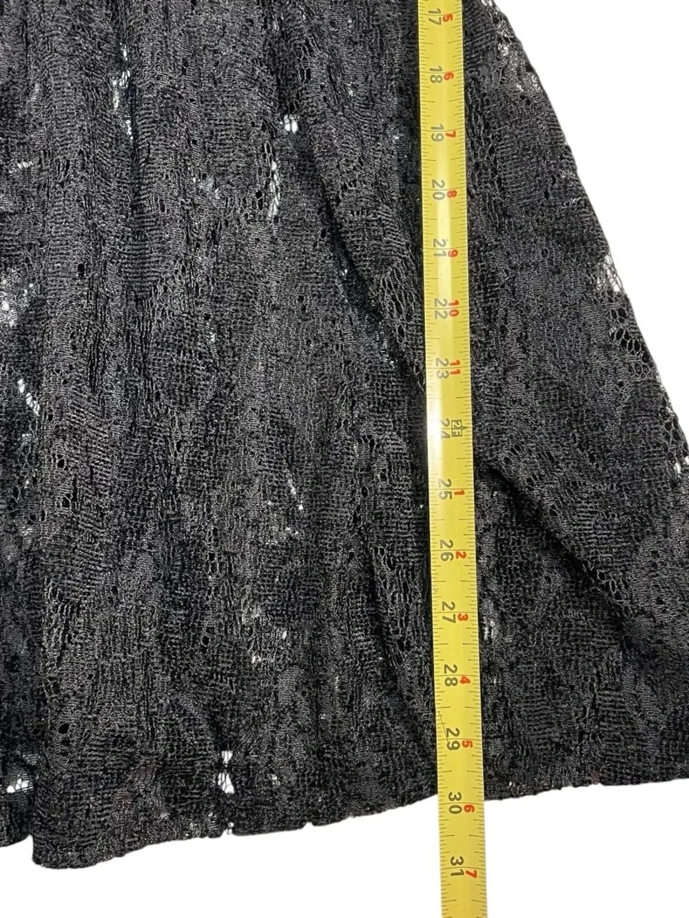 Free People Black Lace Long-Sleeve Mini Dress